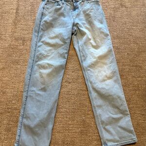 Hollister Men's Athletic Straight Light Blue Jeans